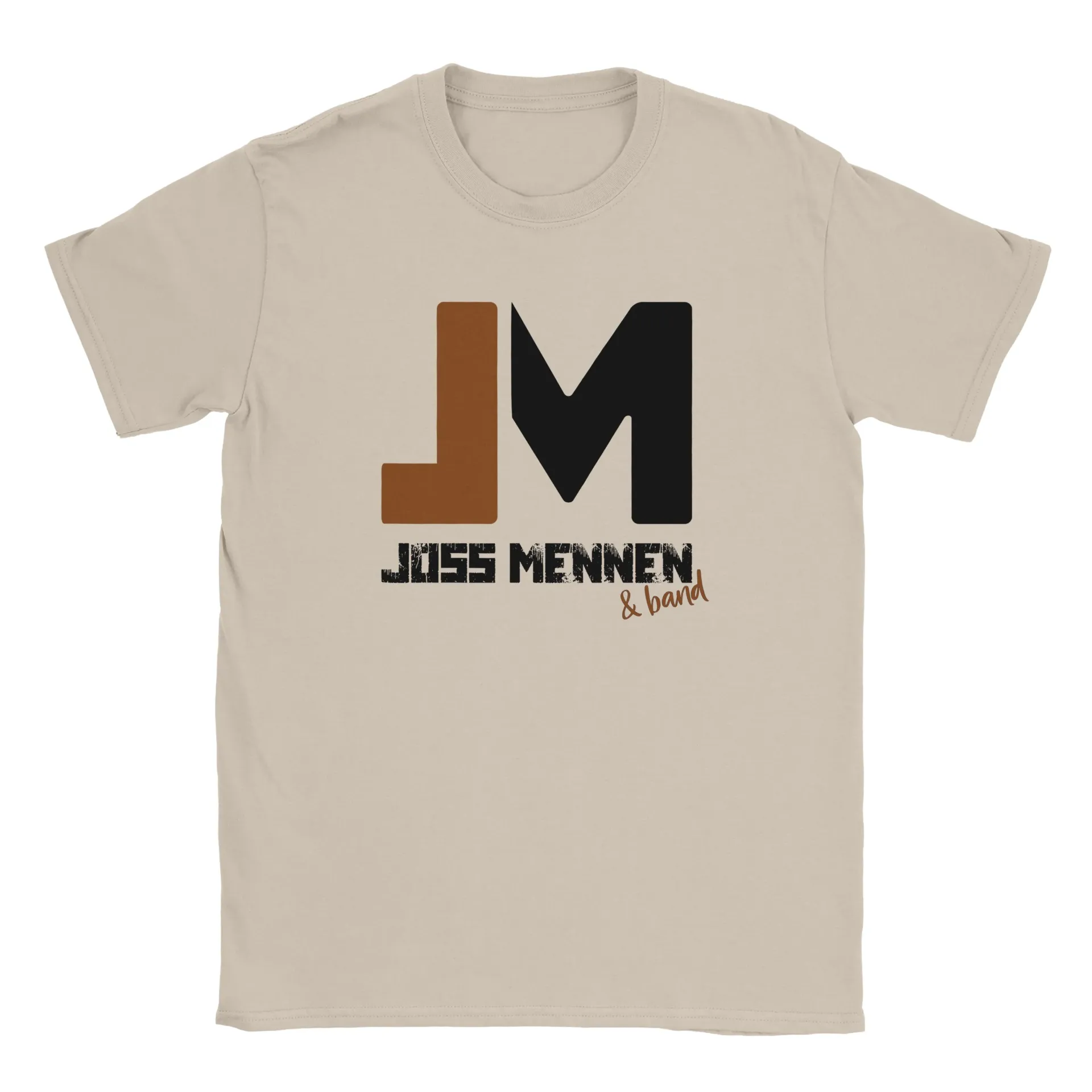 Joss Mennen & Band T-shirt (Sand, M)
